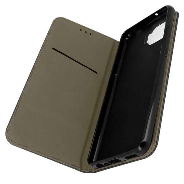 Oppo A73 Case Folio Cover Kortholder Sort Stand Funktion Sort