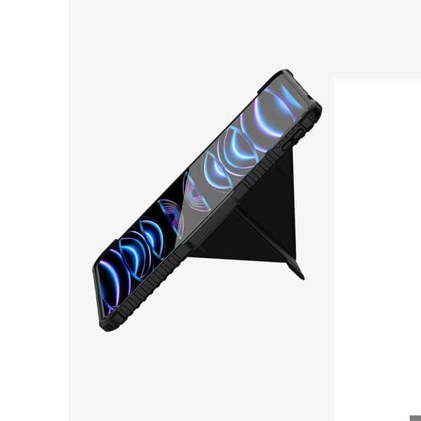 Étui støtte iPad Pro 13" - Nillkin - Bumper PRO - Sort - Multi-vinkel - Optimal beskyttelse Sort