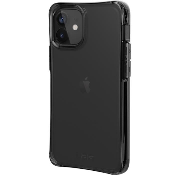 Coque - UAG - Plyo - iPhone 12 Mini - Aske Sort - Transparent - Militære standarder Svart, klar
