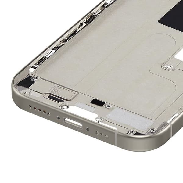 Vaihdekehys iPhone 16 Pro Max vaaleanharmaa Grå