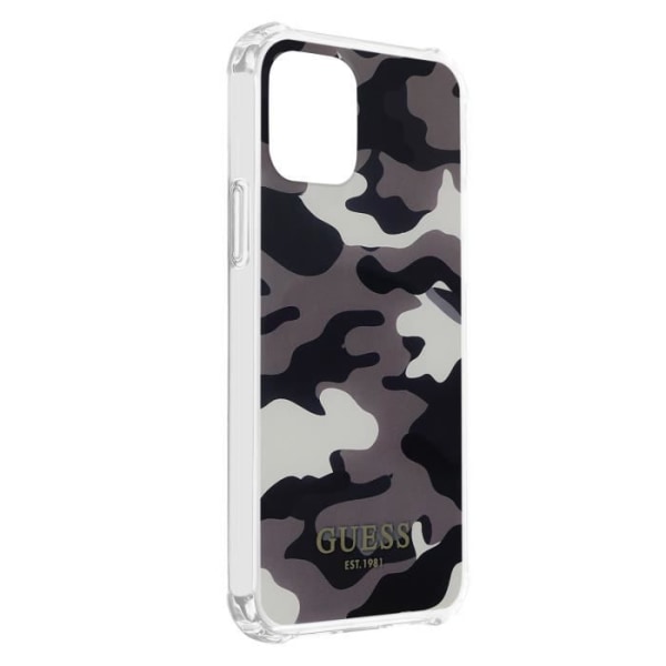 Guess Grey Camouflage iPhone 11-fodral med handledsrem Grå
