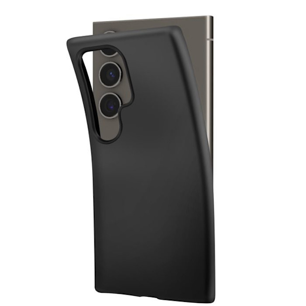 Fodral till Samsung Galaxy S24 Ultra Soft Silicone Thin Coating Mayaxess Svart Svart