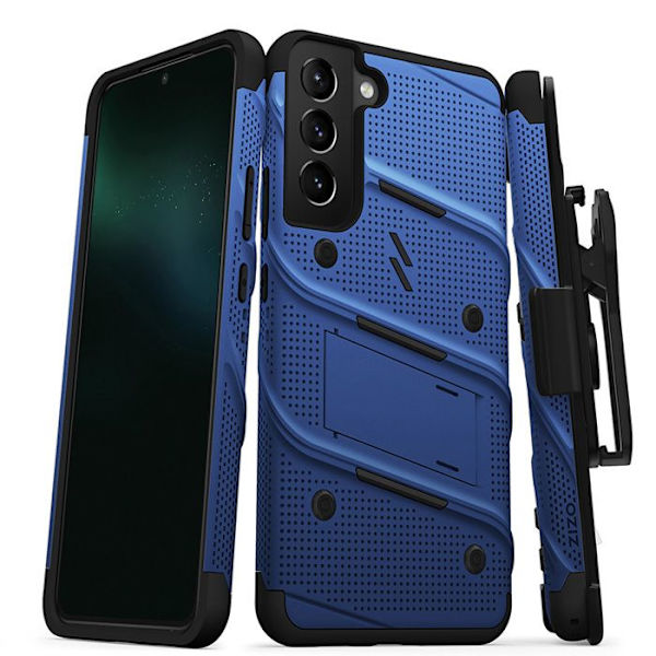 Coque Samsung Galaxy S22+ ZIZO BOLT Bundle - Blå og Sort