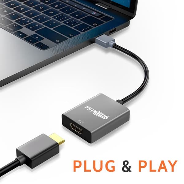 HDMI Video Adapter - MAX EXCELL - USB 3.0 - Full HD 1080p - Plug and Play - Sort