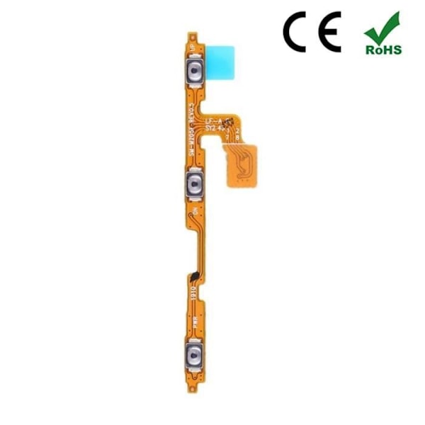 Nappe Knap On og Off - Samsung Galaxy A20e - Erstatning Gul