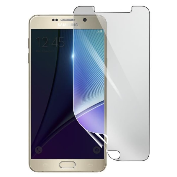 Skärmskydd - 3MK - Samsung Galaxy Note 5 - Stötsäker Hydrogel - Genomskinlig - Reptålig Transparent