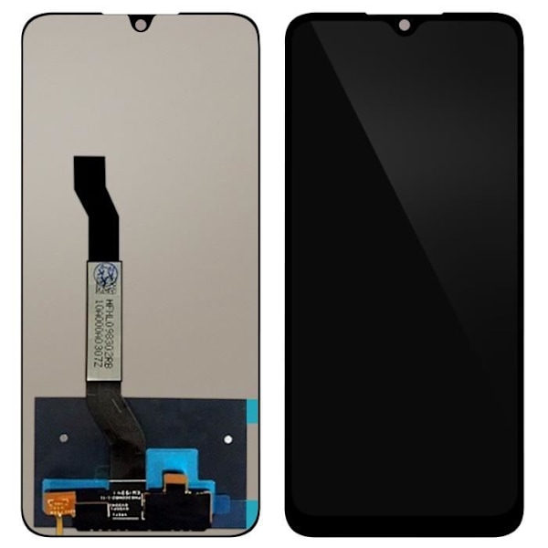 Täydellinen Block Xiaomi Redmi Note 8T LCD-näytön vaihto Kosketuslasi Musta