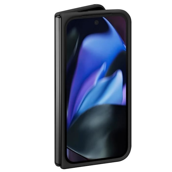 Original Google Pixel 9 Pro Fold Matte Soft Touch Camera Protected Case Google Black Svart