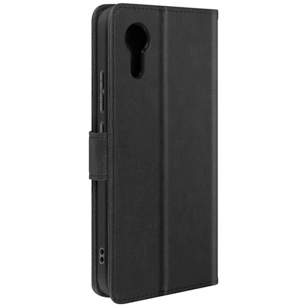 Etui til Samsung Galaxy Xcover 7 - AVIZAR - Chesterfield - Pung og Videostøtte - Sort Svart