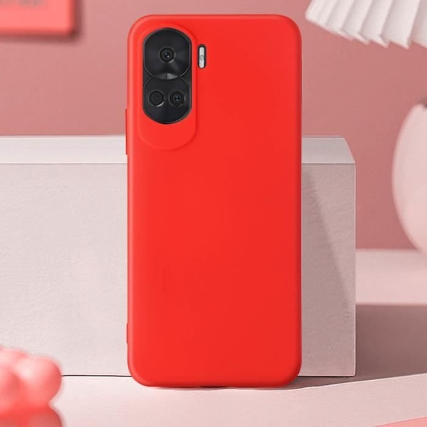 Skyddsfodral - AVIZAR - Fast Cover - Röd - Semi-rigid - Soft-touch Röd