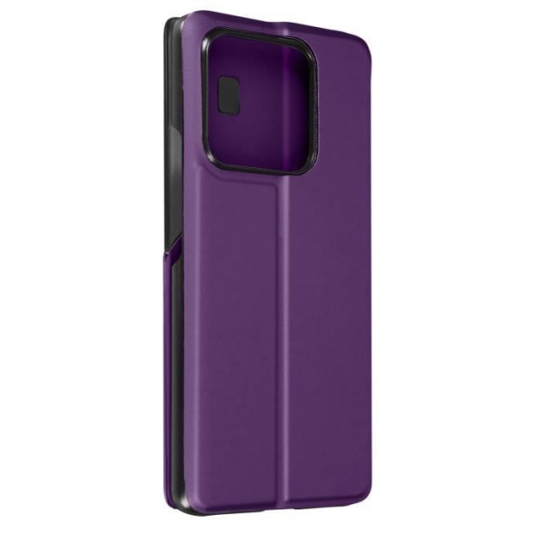 Folio-etui til Xiaomi 13 - AVIZAR - Time Display Window - Video Support - Mørk lilla Mörklila