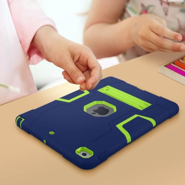 Fodral med Kickstand Support Special child Blå och grön iPad 2020 / 2019 10.2