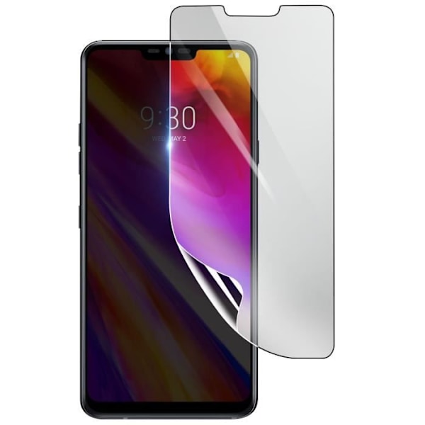 Näytönsuoja - 3MK - LG G7 ThinQ - Iskunkestävä Hydrogeeli - Läpinäkyvä - Naarmuuntumaton Transparent