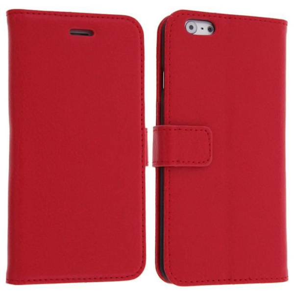 Folio-kotelo - Avizar - iPhone 6 - Punainen - Ekos TPU - Integroitu tuki Röd