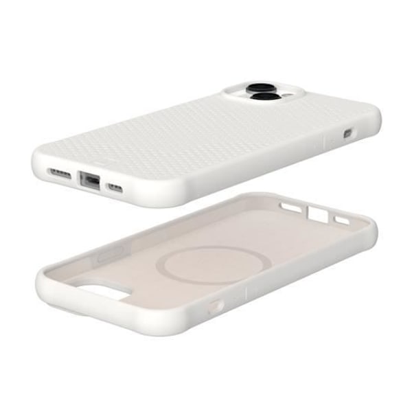 Coque - UAG - iPhone 14 Plus - Magsafe - Hvid - Struktureret DOT Design Marshmallow