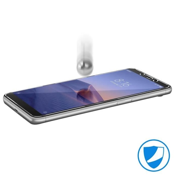 Skyddsglas för skärm - Xiaomi - Redmi 6 / 6A - Transparent - Anti-explosion 9H - Härdat glas transparent