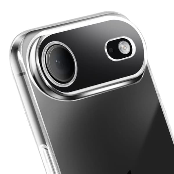Cover - ADVARSEL - iPhone Air - Blød - Silikone - Gennemsigtig Vit
