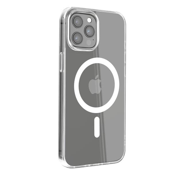 Skydd för iPhone 12 Pro Max MagSafe Stötdämpning Anti-gulning Rhinoshield Transparent Vit
