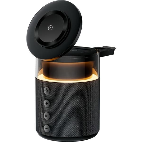 Bluetooth-kaiutin ja MagSafe 15W langaton latausasema FORCE PLAY Musta Svart
