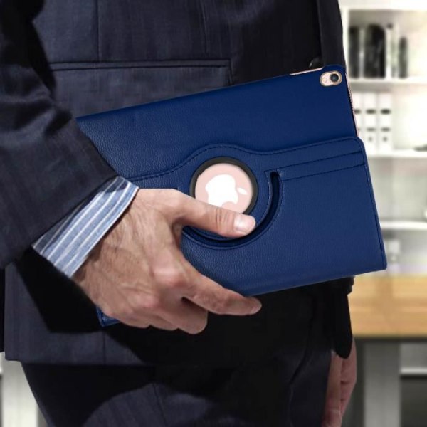 Kotelo - AVIZAR - iPad Air 2019 / Pro 10.5 - 360° pyörivä teline - Yönsininen - Täysi suoja Midnattsblå
