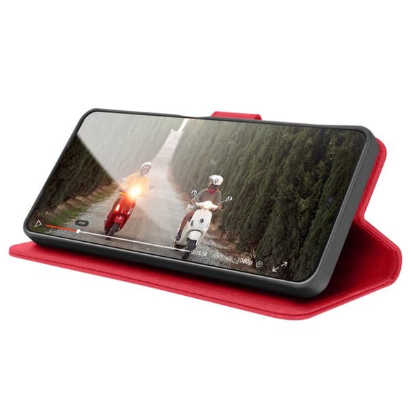 Plånboksfodral - ZANAÉ - Xiaomi Redmi Note 13 Pro Plus - Röd - Horisontell Stöd - Magnetisk Röd