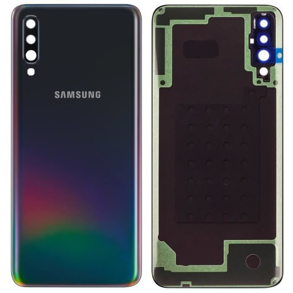 Akku - Samsung - Galaxy A70 - Alkuperäinen - Takakansi - Musta Svart