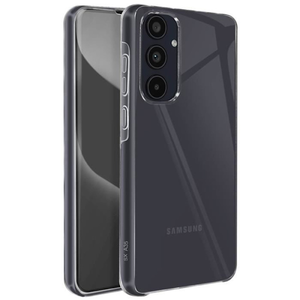 Helt fodral till Samsung A35 - AVIZAR - Stel - Mjuk - Genomskinlig Transparent