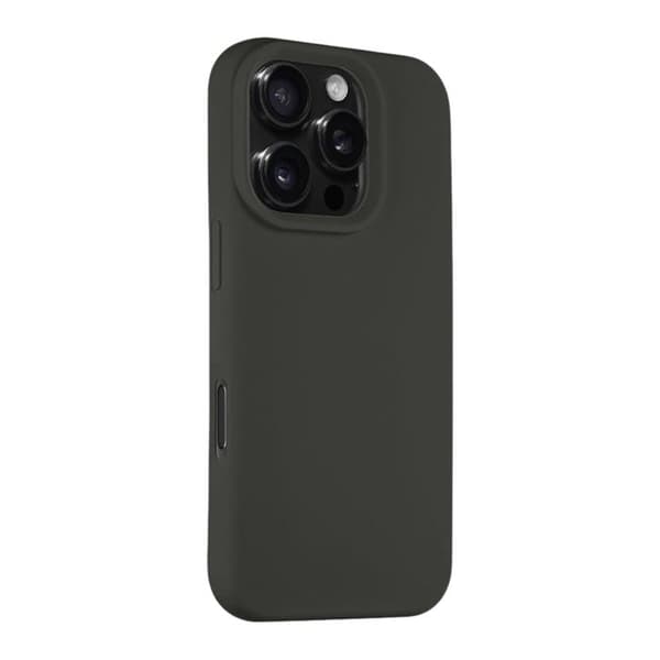 MagSafe-cover til iPhone 16 Pro i silikone, Velvet Smoothie Tactical mørkegrå Grå