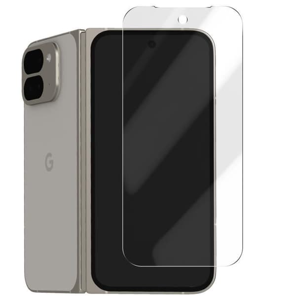 Skärmskydd - Google - Pixel 9 Pro Fold - Flexibelt gel - Repellerande - Hög definition Transparent