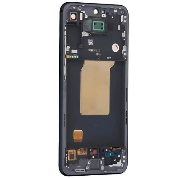 LCD-skærm - SAMSUNG - Galaxy A55 - Touchscreen - Formonteret chassis - Blå farve Blå