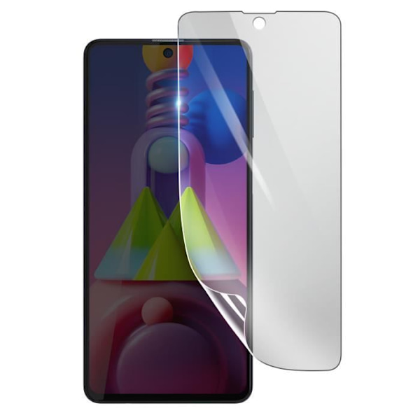 Skärmskydd - 3MK - Samsung Galaxy M51 - Stötsäker Hydrogel - Genomskinlig - Reptålig Transparent