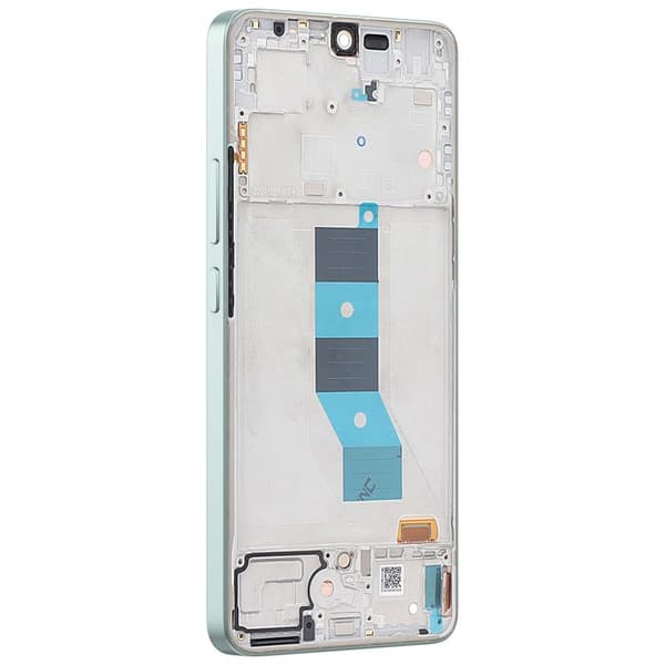 Originalt Fuldskærm til Xiaomi Redmi Note 14 5G AMOLED Panel Service Pack Xiaomi Mint Grøn Mintgrön