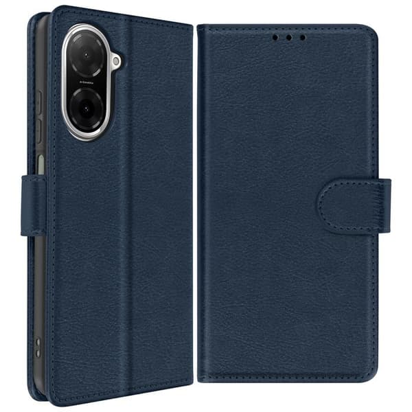 Plånboksfodral - Xiaomi - Redmi A5 - Mörknatt - Videostöd - Magnetisk Blå