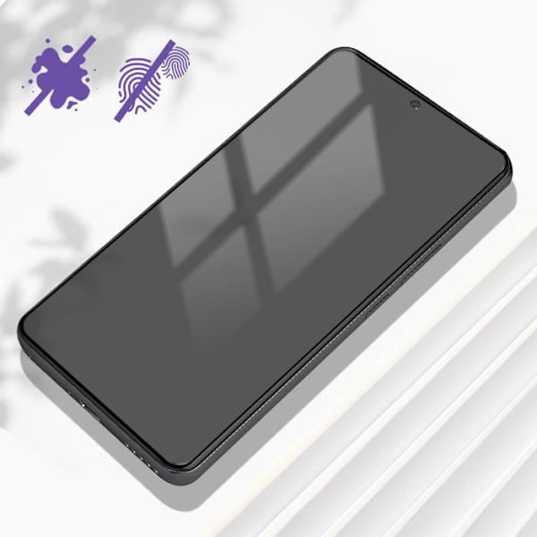 Härdat glas för Honor 90 9H Hårdhet Anti-Scratch Black Outline Svart