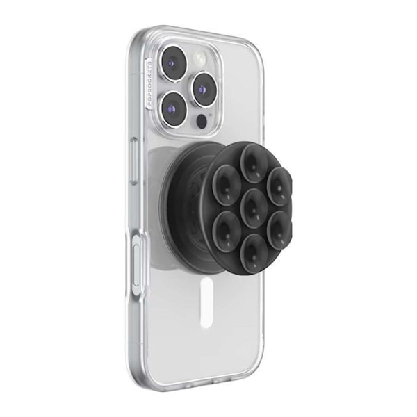 Support PopGrip MagSafe til Smartphone Collection Suck-Up PopSockets Sort Svart
