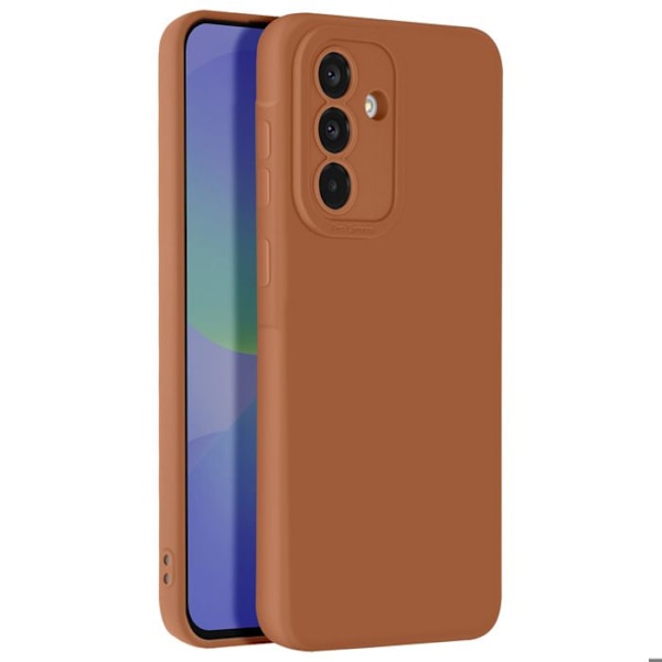 Skyddsfodral för Samsung Galaxy A36 Slät Silikon Kamera Blockerat Brun kastanj