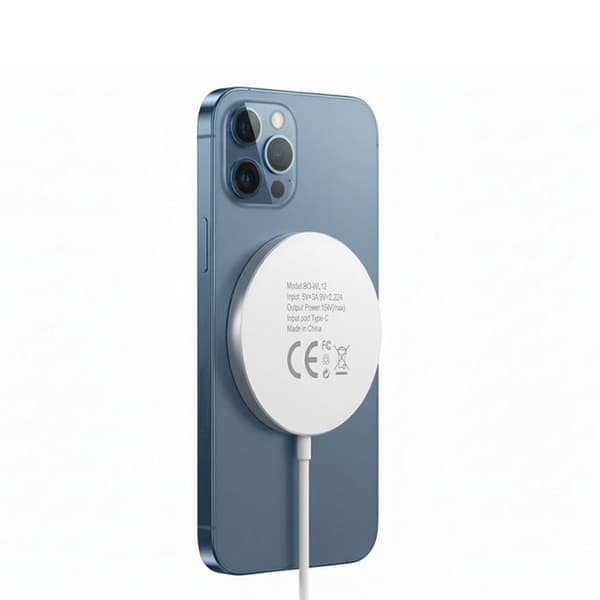 Lader til iPhone 13 Pro Max Magsafe Magnetisk 15W Mayaxess Hvid Vit