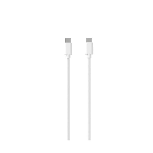 USB-C till USB-C 3A PD 20W Laddning och Synkronisering Collection POP 1,5m Jaym Vit Vit