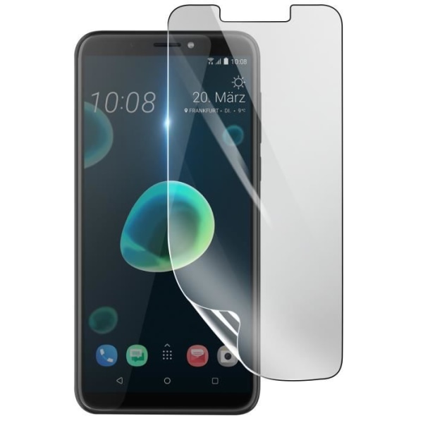 Skärmskydd - 3MK - HTC Desire 12 Plus - Stötsäker Hydrogel - Reptålig - Transparent Transparent