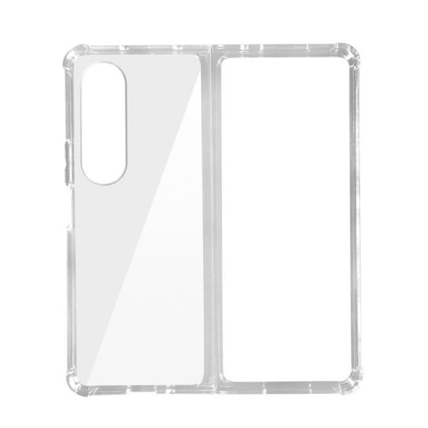 AVIZAR Skyddsfodral för Samsung Galaxy Z Fold 4, mjuk silikon med tydliga stötsäkra hörn Transparent