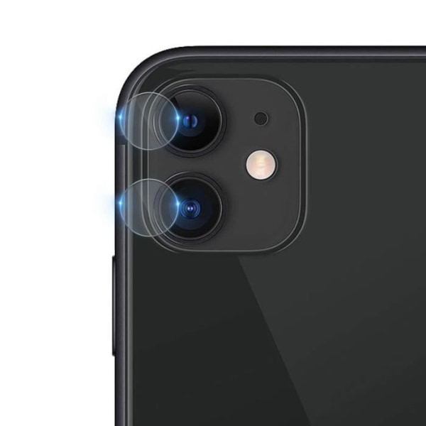 Pack 4 iPhone 11 Camera Protector 9H karkaistu lasi imak - läpinäkyvä