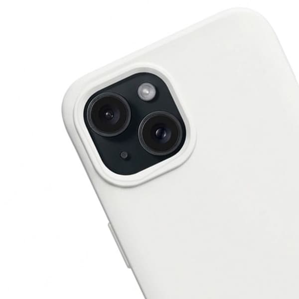 iPhone 15 MagSafe Blød Stødabsorberende SolidX Serie Rhinoshield Hvid Vit