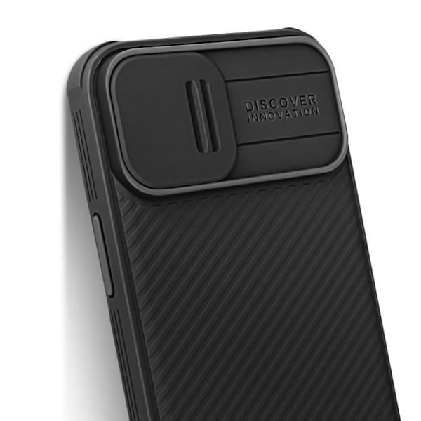 Coque iPhone 13 Mini - Nillkin - CamShield Pro - Hybride - Skydd för Kameran - Antifingeravtryck Svart