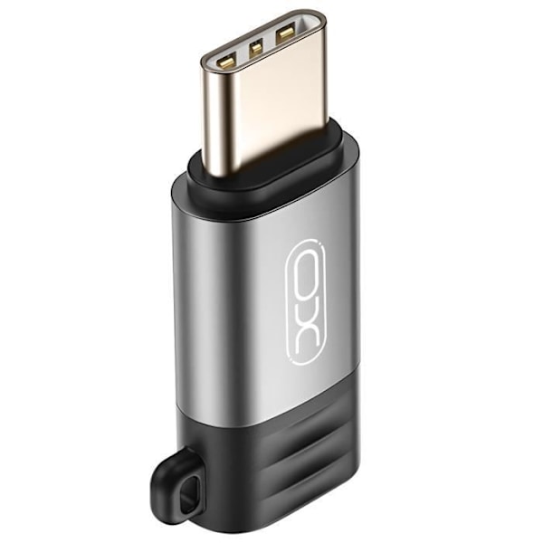 Lightning till USB C Adapter XO Compact 27W Grå