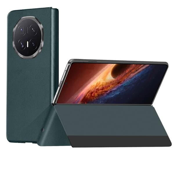 Folio Cover med Vindue til Honor Magic V6 med Støtte og Søvnfunktion Grøn Grön