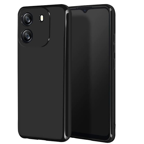 Etui - AVIZAR - Blackview Wave 6C - Semi-stiv - Mat finish - Beskyttelse mod ridser og stød Svart