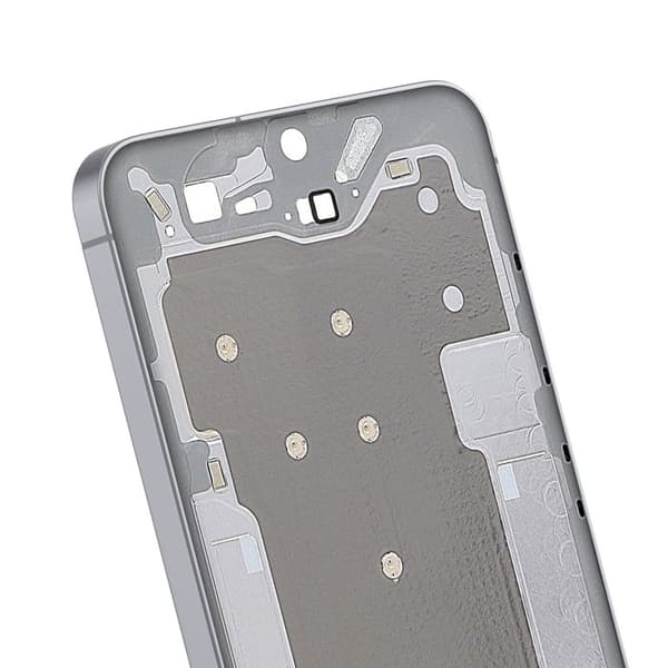Originalt Centralt Chassi för Galaxy S25 FE Service Pack Samsung Svart Svart