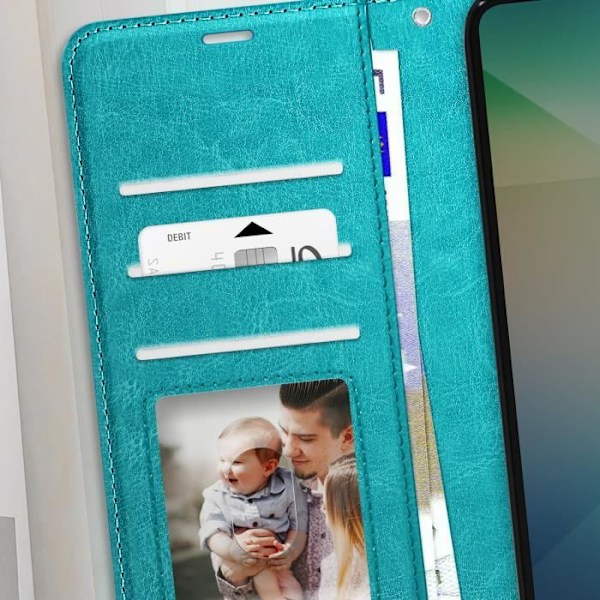 Ärende för Samsung Galaxy A26 Plånbok med Handledsrem Mayaxess Turkos Blå