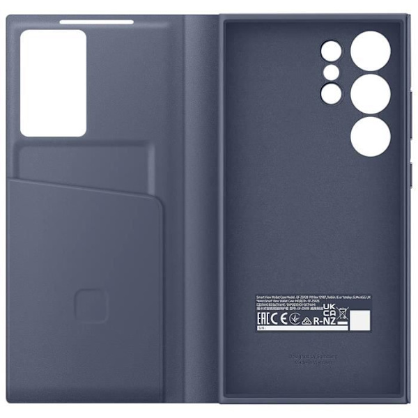 Samsung S24 Ultra Flip Case Smart View Kosketusikkuna Samsung Tumma Purppura Lila