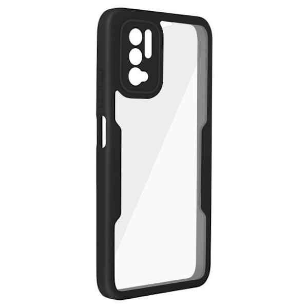 Heltäckande skal - Xiaomi - Note 10 5G / Poco M3 Pro - Stötabsorberande - Plexiglas - Svart Svart
